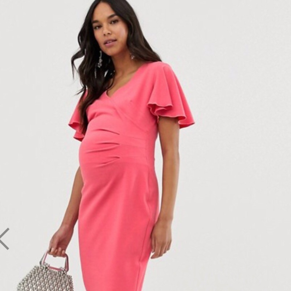 Women’s Maternity Size 14 Coral Dress
